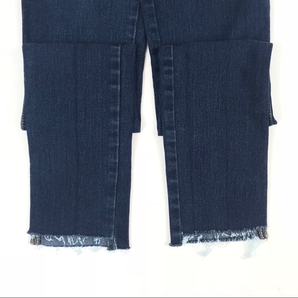 H&M Raw Step-Hem Cropped Skinny Jeans - Size 25 - Picture 5 of 7